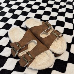 Fuzzy Sandals